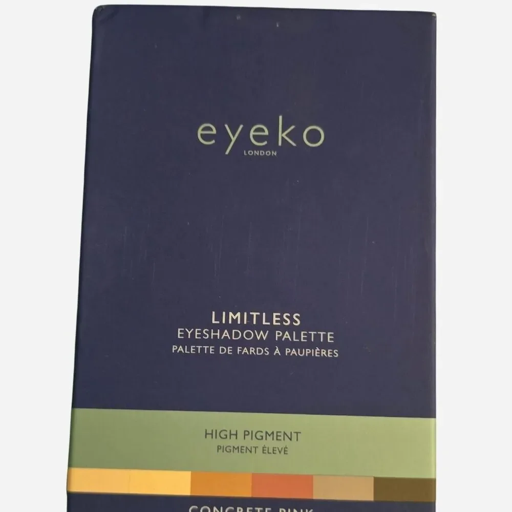 New Eyeko London Limitless Eyeshadow Palette - Concrete Pink (NIB)